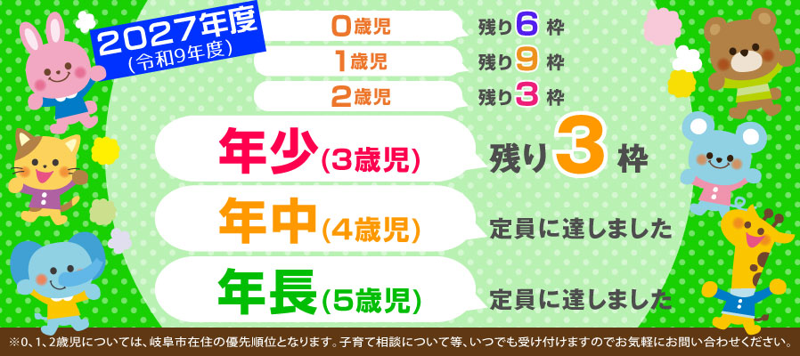 残り枠